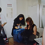 Autograph session backstage Club Citta, Tokyo