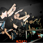 Fans celebrating Thunderhead on stage